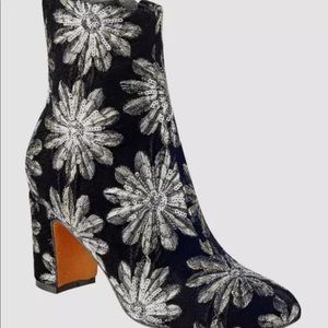 Marc Fisher Velvet Sequin Boot